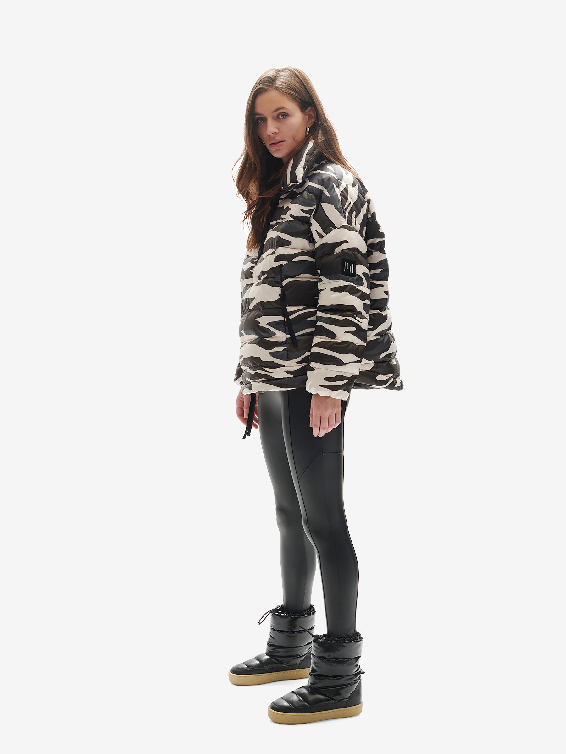 Down Half Zip - Zebra Holden Outerwear