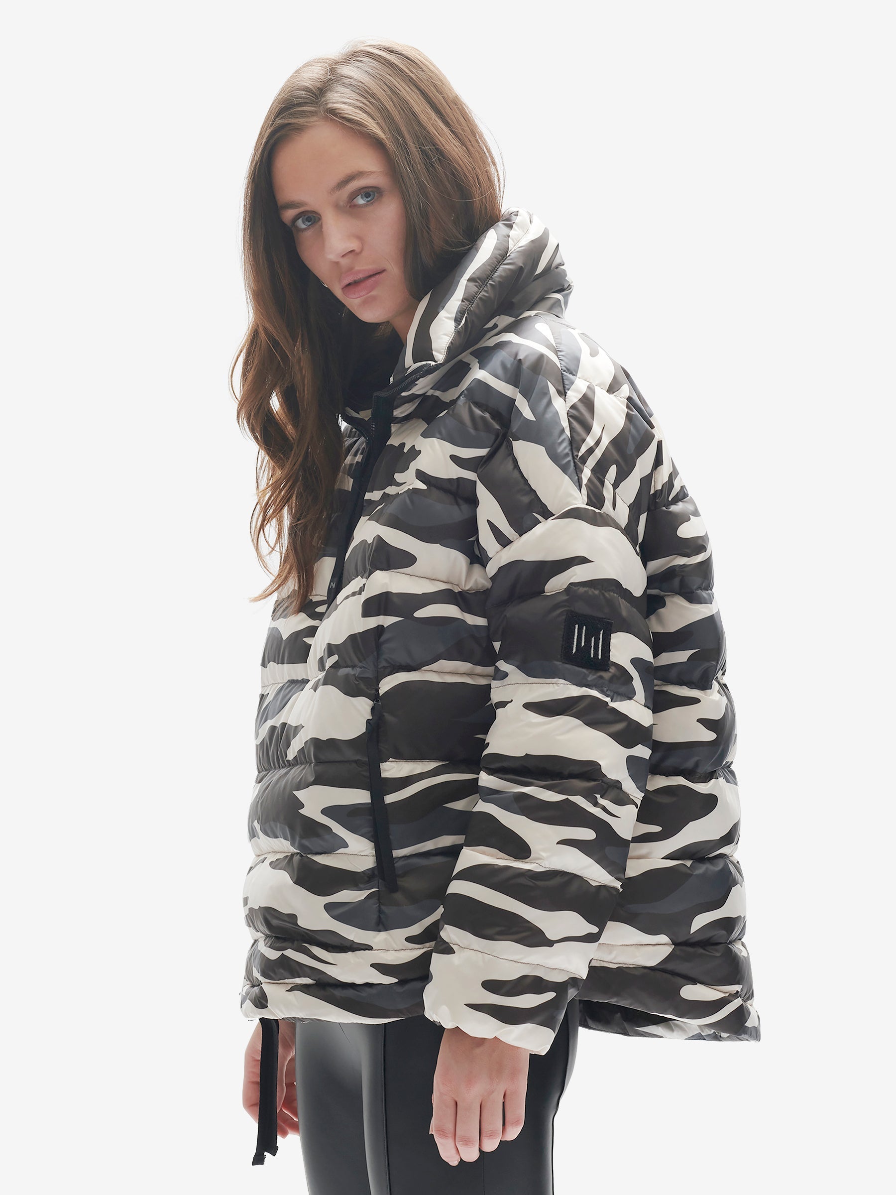 Down Half Zip - Zebra Holden Outerwear