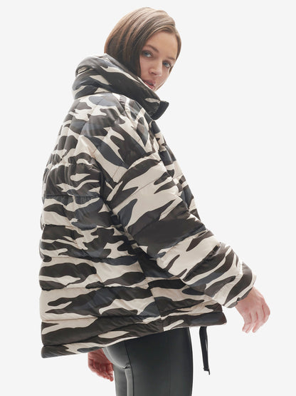 Down Half Zip - Zebra Holden Outerwear