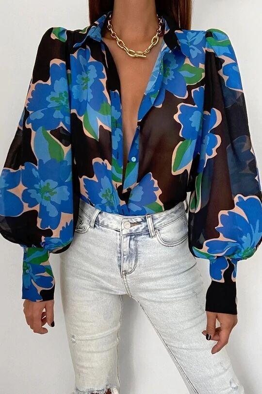 Long Sleeved Single Breasted Casual Top | Colorful Cowgirl Fashion for Every Day Country in My Heart