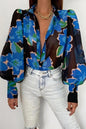 Long Sleeved Single Breasted Casual Top | Colorful Cowgirl Fashion for Every Day Country in My Heart
