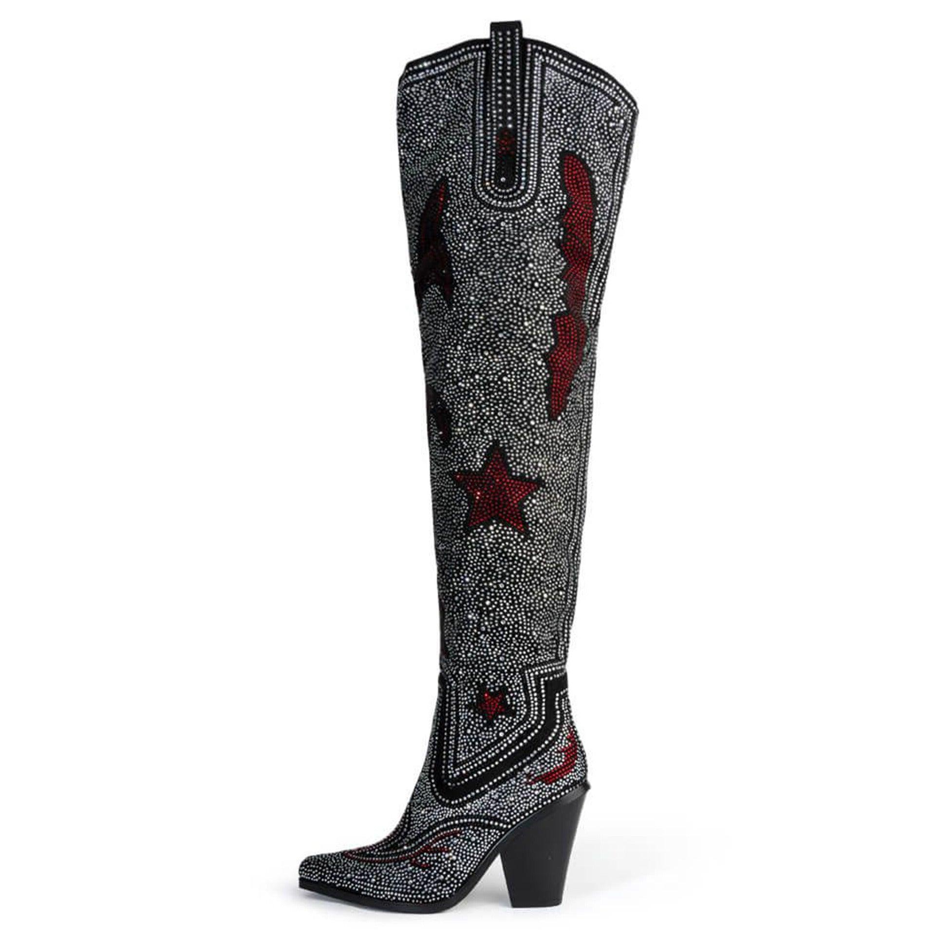 Crystal Luxe Rhinestone Boots Country in My Heart