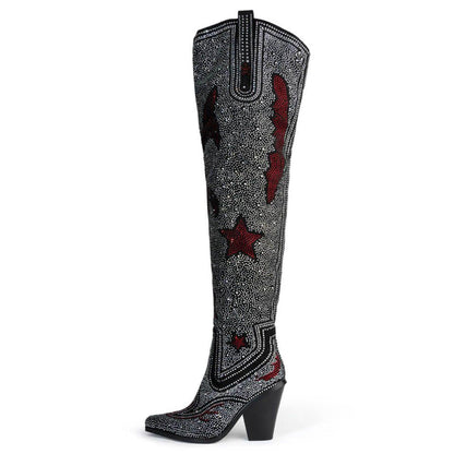 Crystal Luxe Rhinestone Boots Country in My Heart