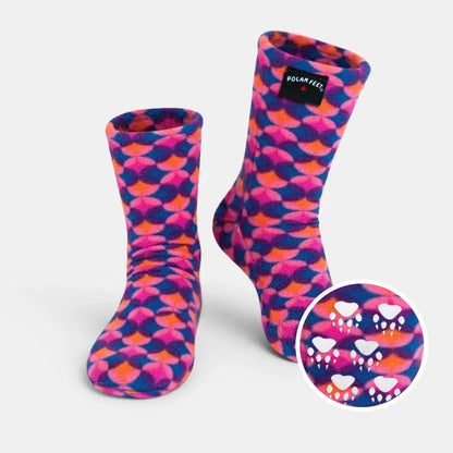Polar Feet Fleece Socks - Art Deco Polar Feet® LLC
