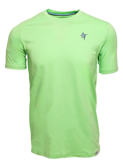 Dockside Performance Tee White Water Life