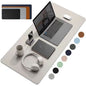 1 Pcs Large Size 60*30mm Office Desk Protector Mat PU Leather Waterproof Mouse Pad Desktop Keyboard Desk Pad Gaming Mousepad