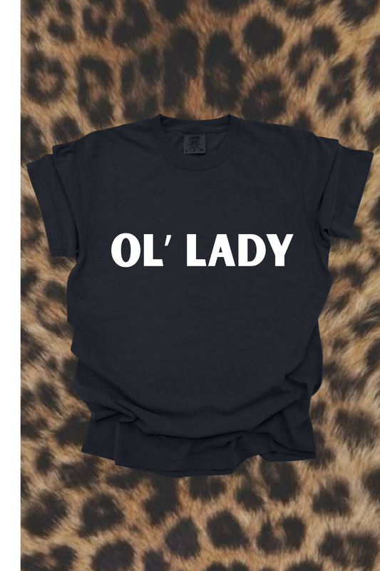 Ol’ Lady Graphic Tee Spurs & Spades Boutique