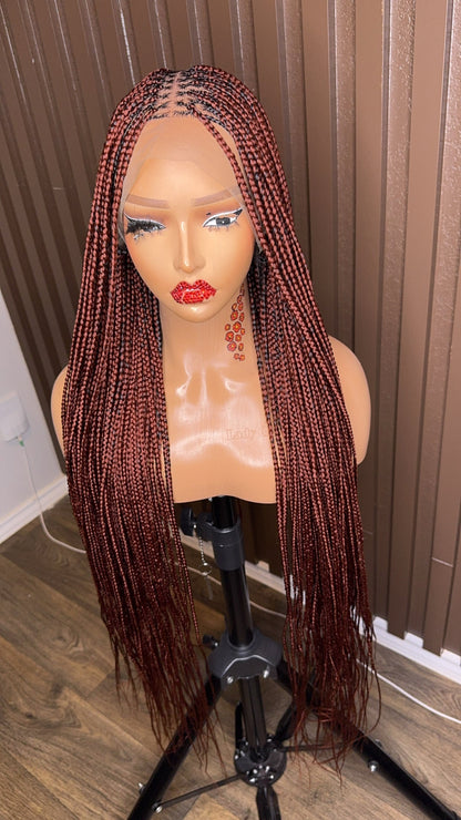Color 350 knotless braided wig HOL stores