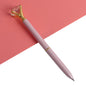 21Color Kawaii Ballpoint Pen Big Gem Metal Ball Pen With Large Diamond Blue And Black Magical Pen Fashion School Office Supplies