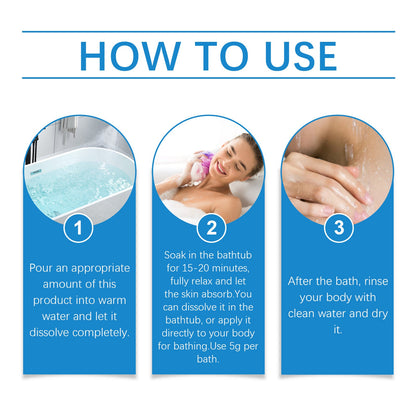 Body Bath Salt, Gentle Clean Horny Bath Moisturize Skin And Rejuvenate Body Bath Salt