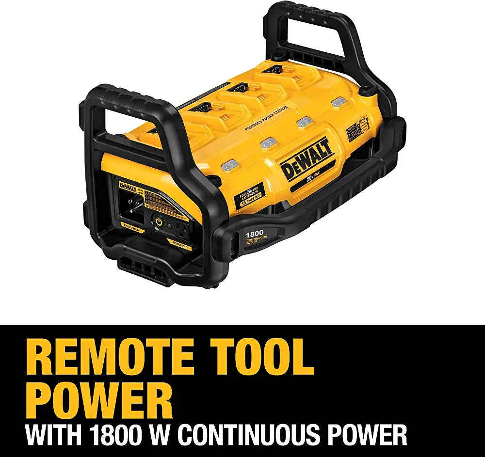 DEWALT DCB1800B 1800 Watt Portable Power Station and Simultaneous Battery Charger VM Hardware