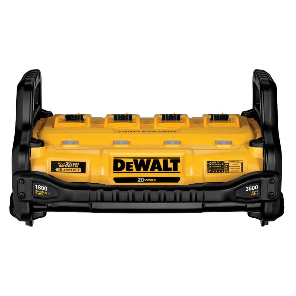 DEWALT DCB1800B 1800 Watt Portable Power Station and Simultaneous Battery Charger VM Hardware