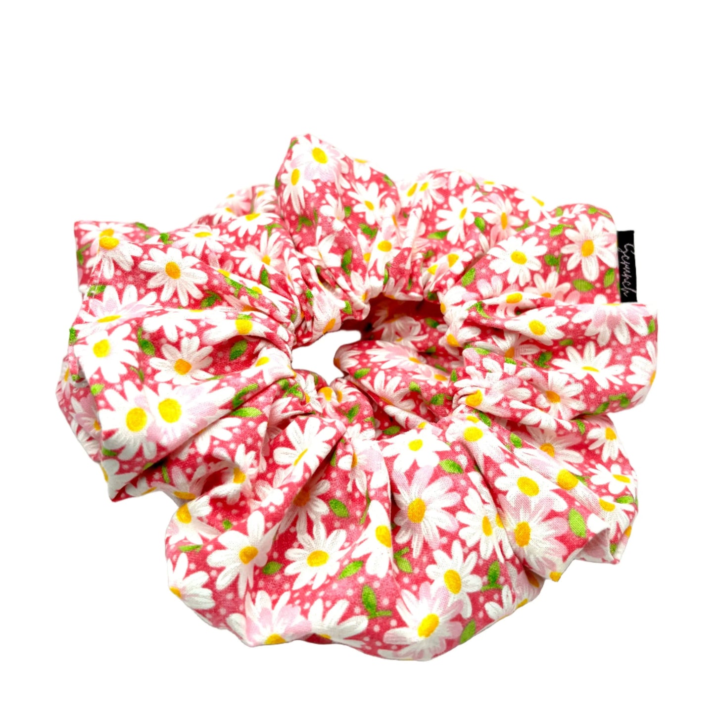 Pink Daisy Summer Scrunchie Enchanted Scrunch