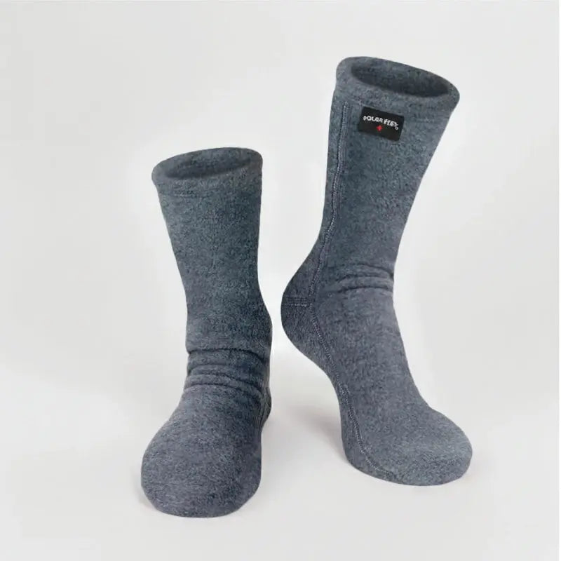 Polar Feet Fleece Socks - Soft Grey Polar Feet® LLC