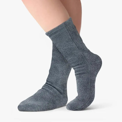 Polar Feet Fleece Socks - Soft Grey Polar Feet® LLC