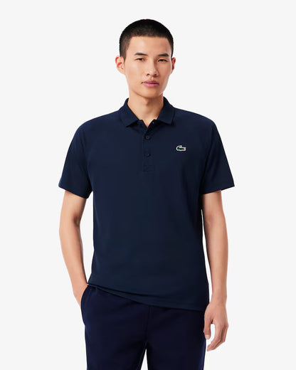 Lacoste Mens UV Protect Golf Polo - Navy Denim Exchange