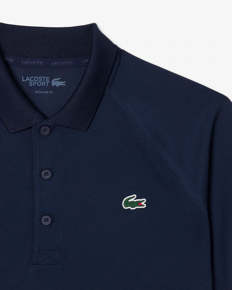Lacoste Mens UV Protect Golf Polo - Navy Denim Exchange