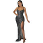 Rhinestone Strap Dress for Women
