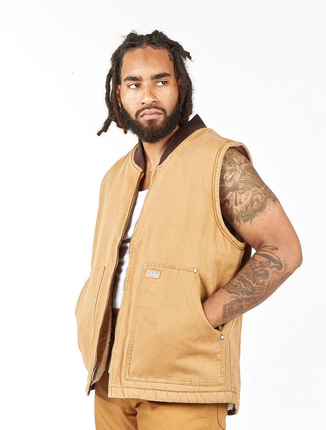 Dickies Duck Lined Vest Denim Exchange