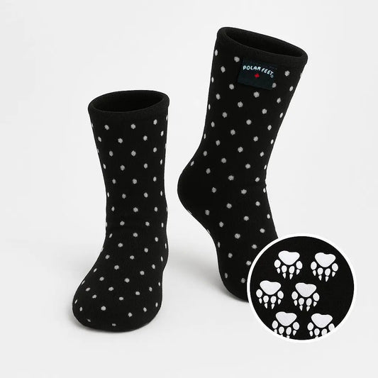 Kids' Nonskid Fleece Socks - Domino Polar Feet® LLC
