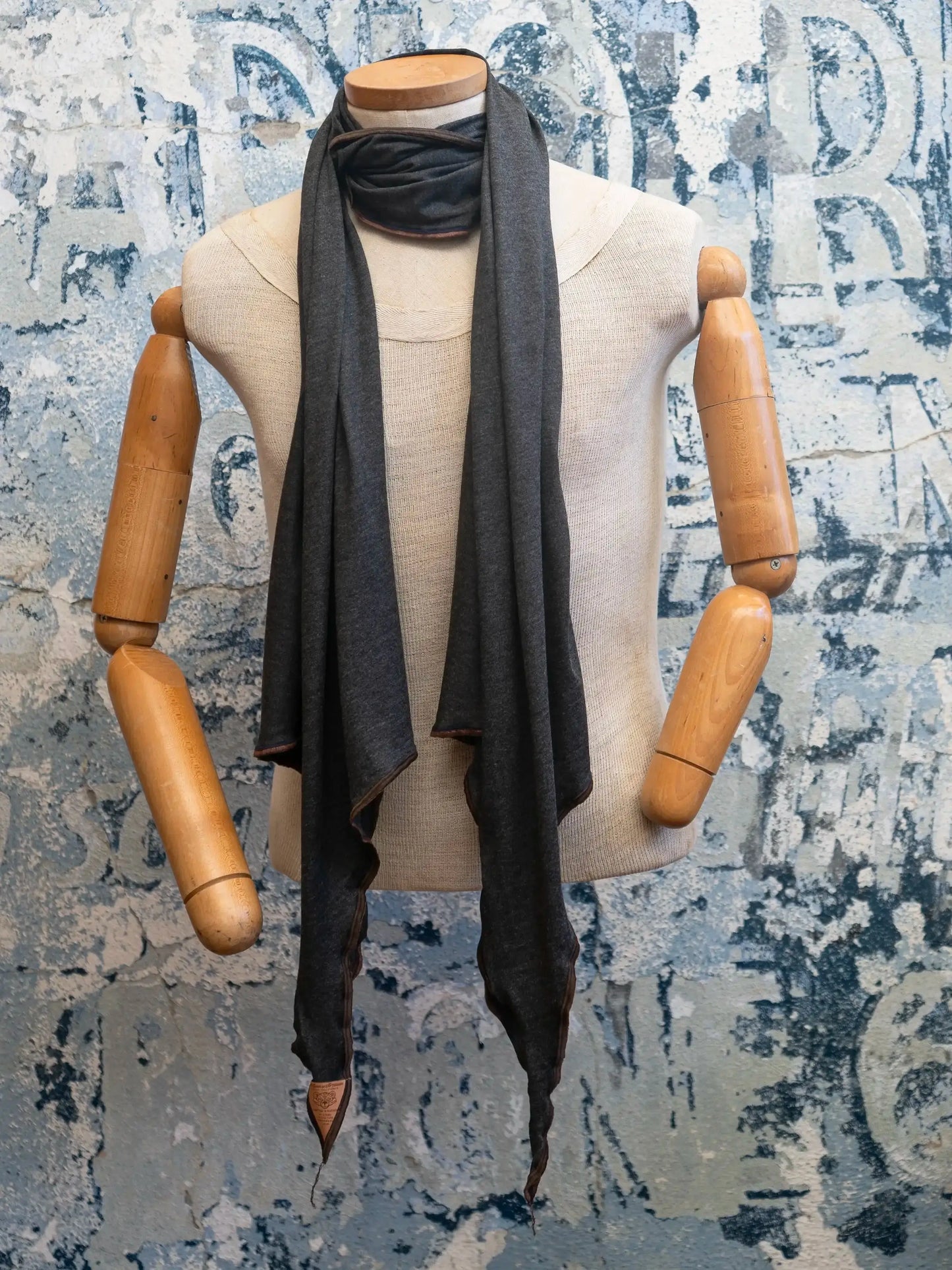 Smokey Grey Snuggle Scarf Late Sunday Afternoon