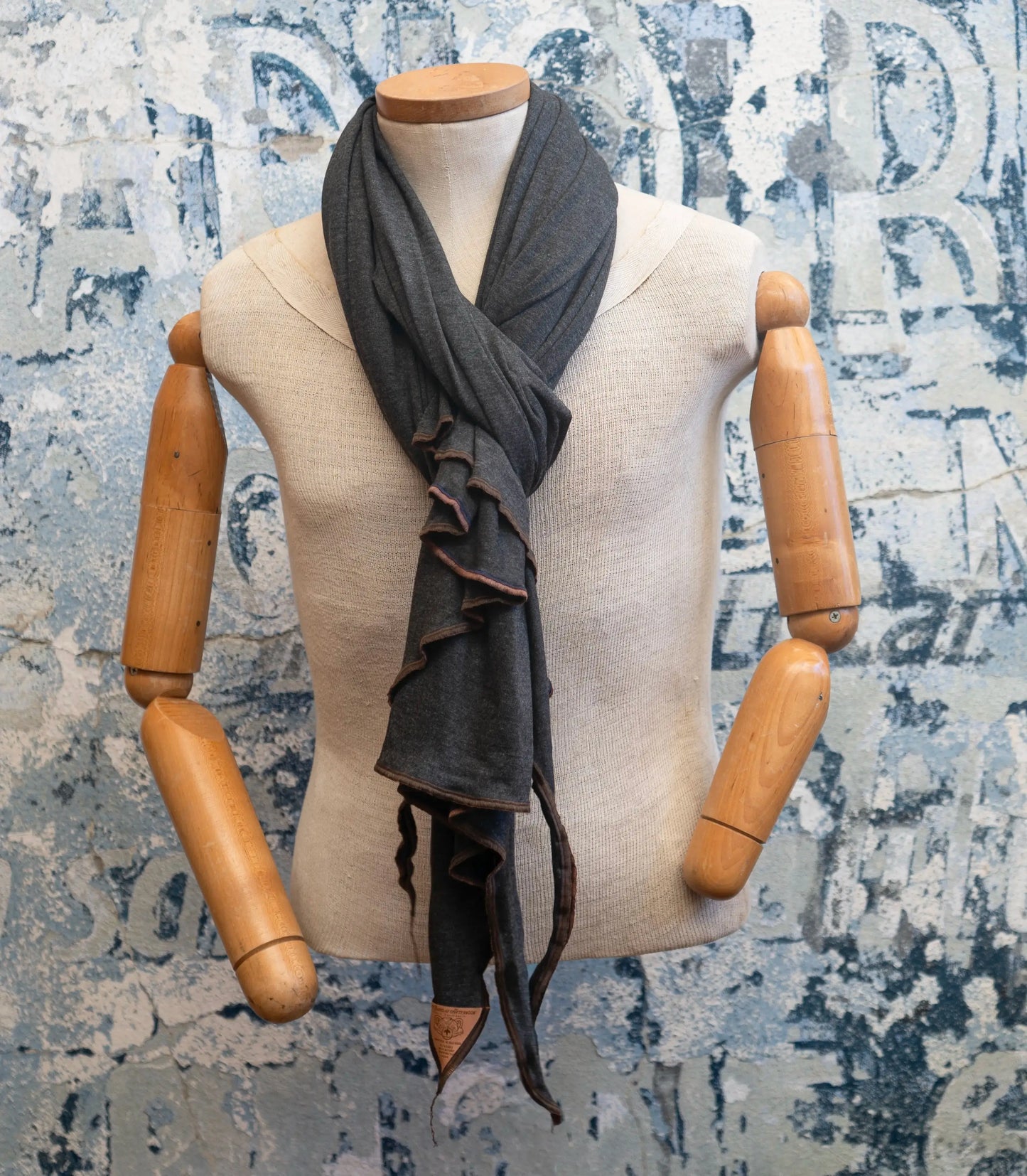 Smokey Grey Snuggle Scarf Late Sunday Afternoon