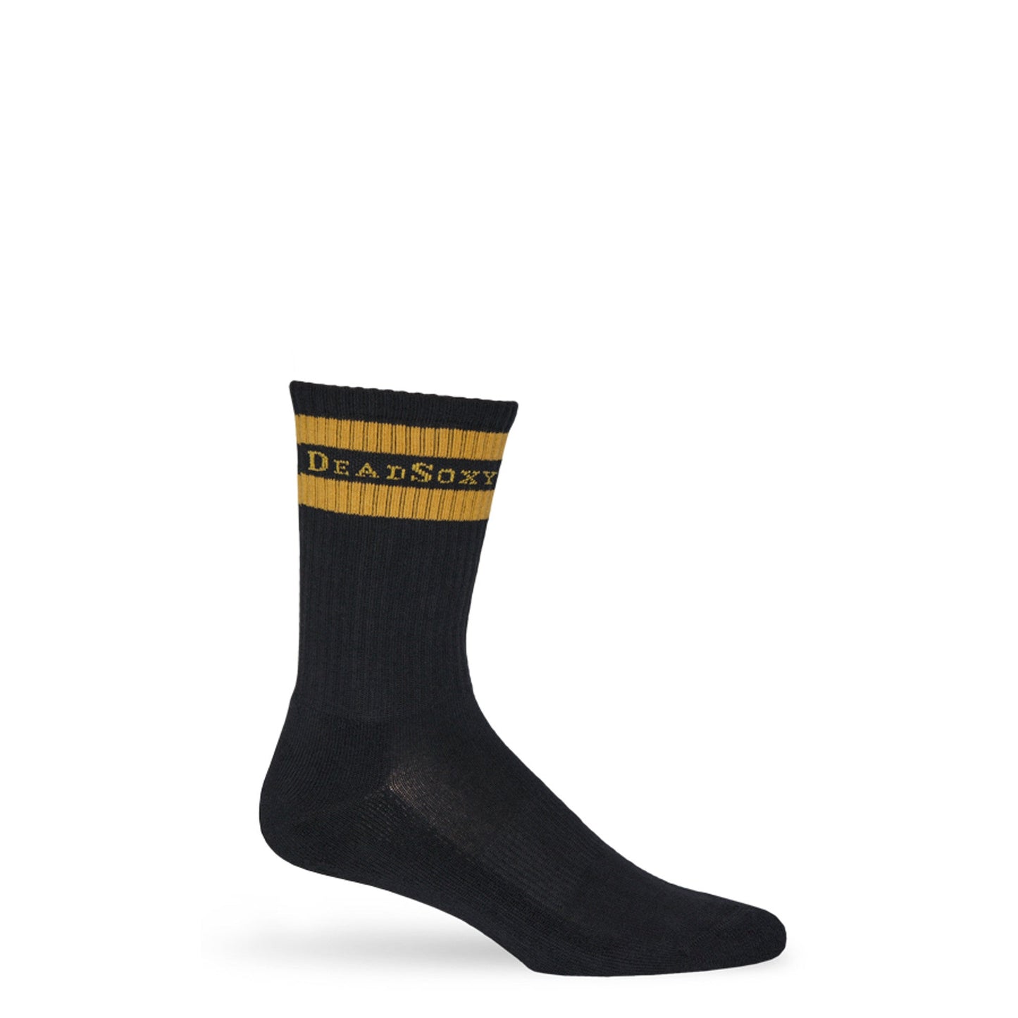 Branded Casual Crew Socks - Black DeadSoxy
