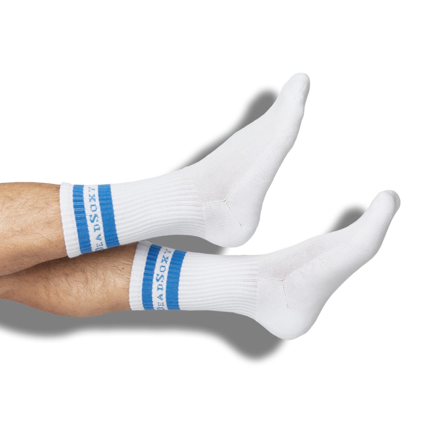 Branded Casual Crew Socks - White DeadSoxy