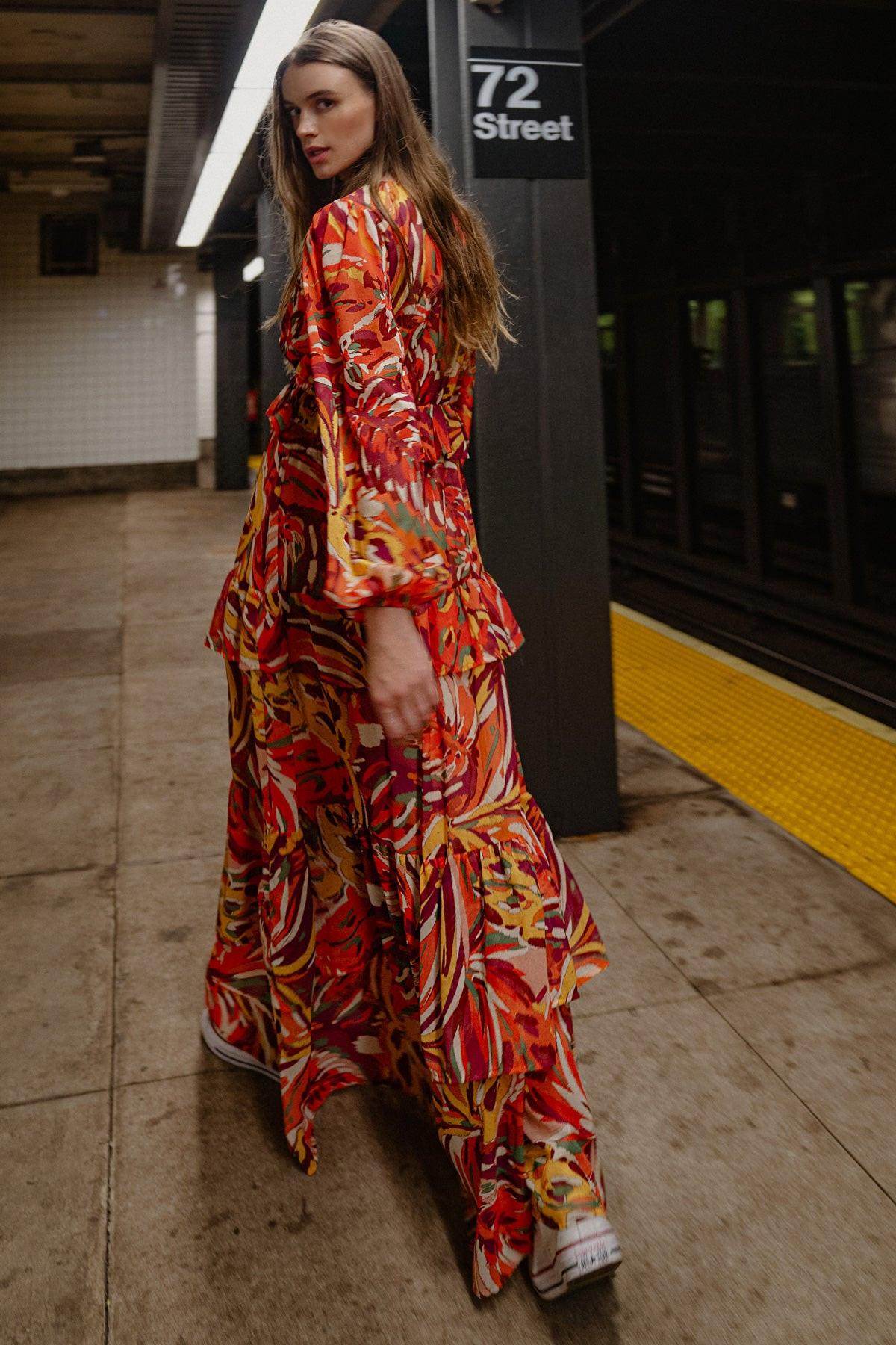 WONDERFUL SOUL WOVEN MAXI DRESS Flying Tomato