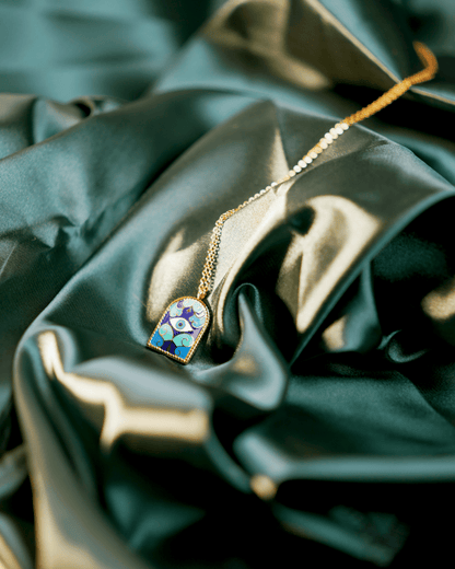 Evil Eyes Pendant Necklace LUNAR VINES
