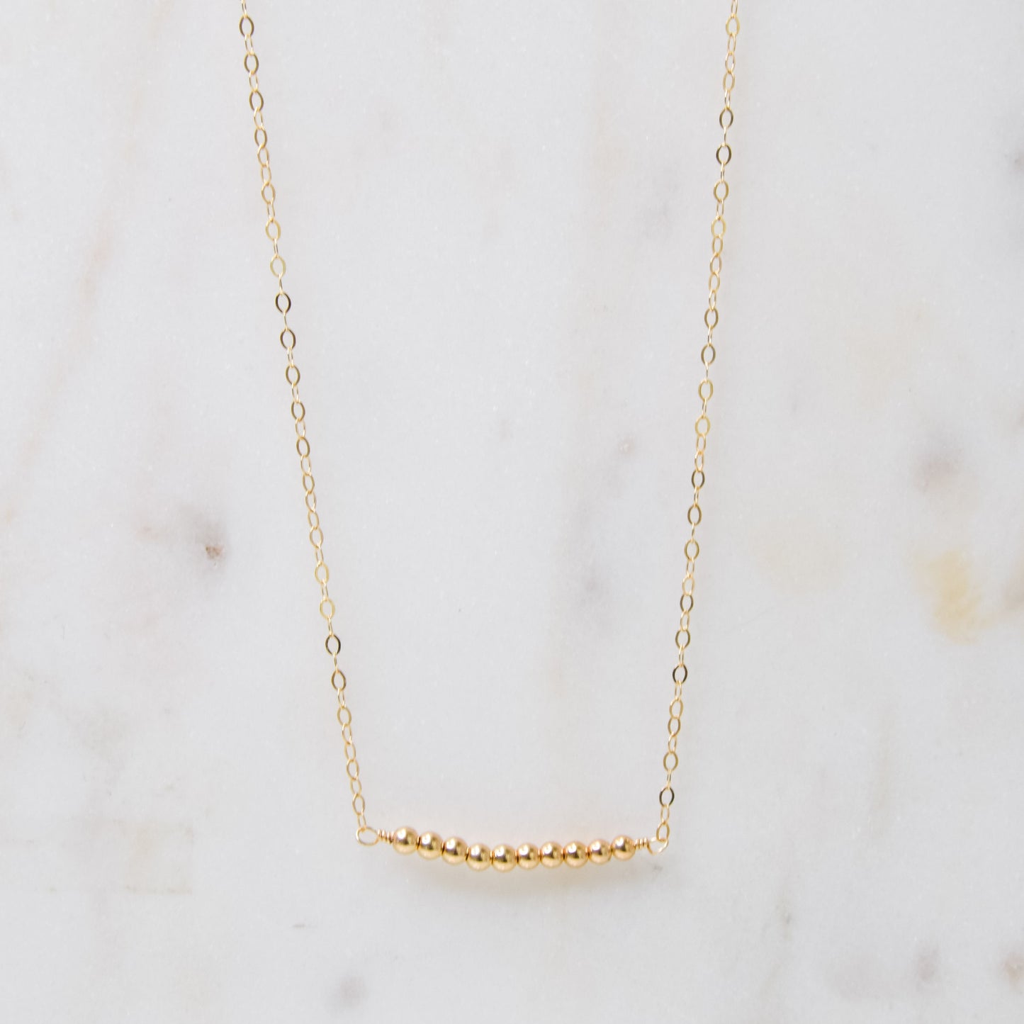 Golden Bar Necklace Emily Anne Designs LLC