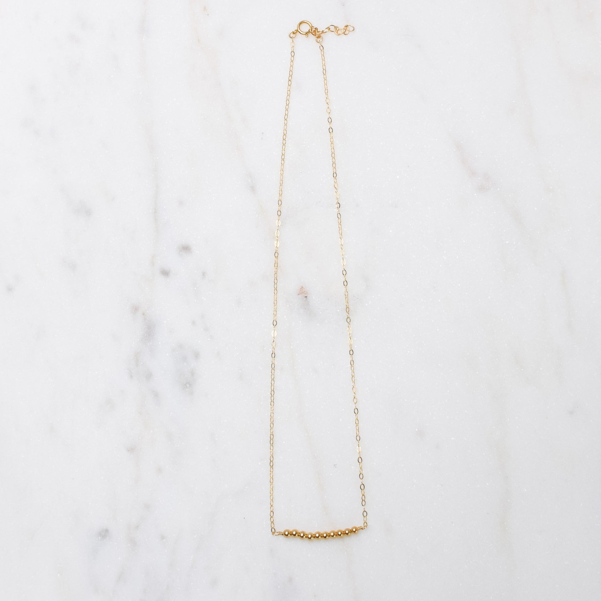 Golden Bar Necklace Emily Anne Designs LLC