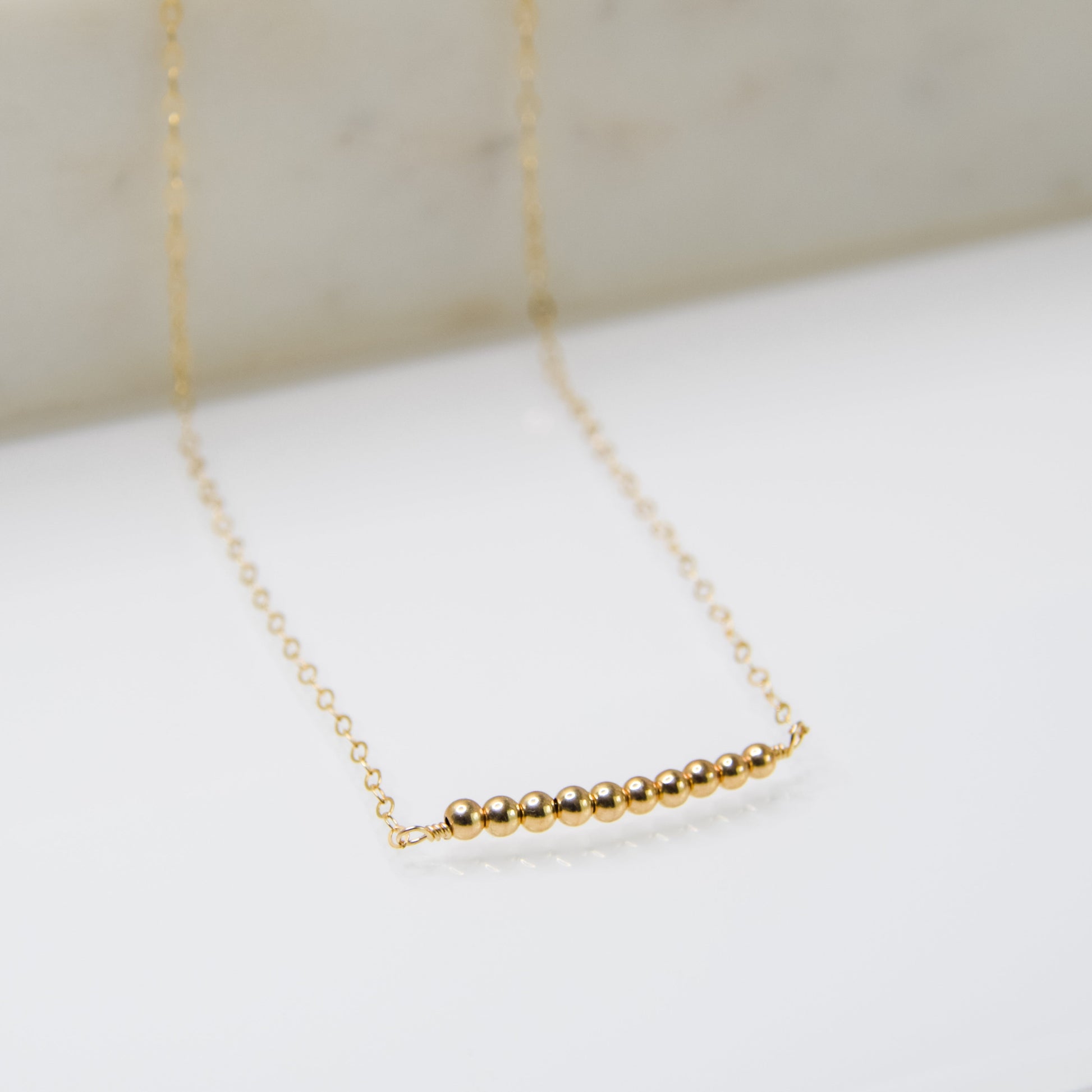 Golden Bar Necklace Emily Anne Designs LLC