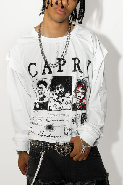 Capri White Long Sleeve ProjectCapri