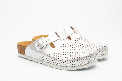 Edita by LEON– Women’s Leather Clog- Orthopedic Cork-style Clog with Adjustable Buckle LEON Footwear USA
