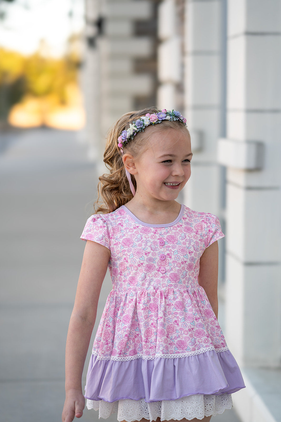 Blair Tunic Set - Floral Flutterbug Always In Bloom Clothing Co