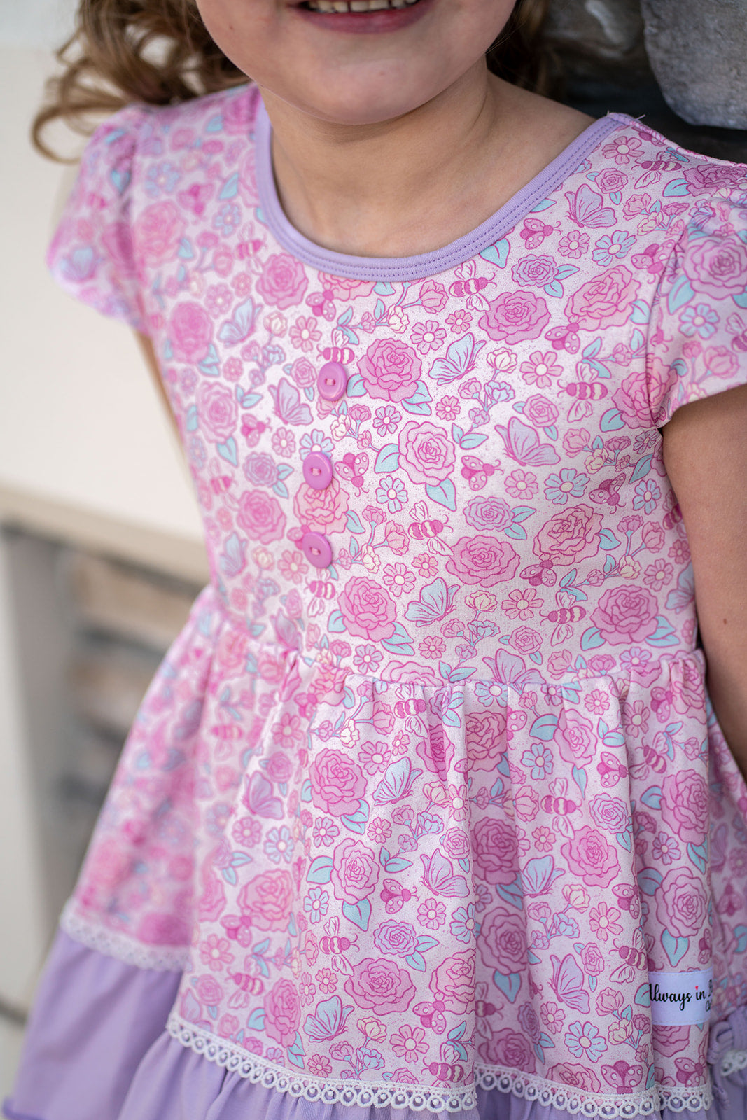 Blair Tunic Set - Floral Flutterbug Always In Bloom Clothing Co
