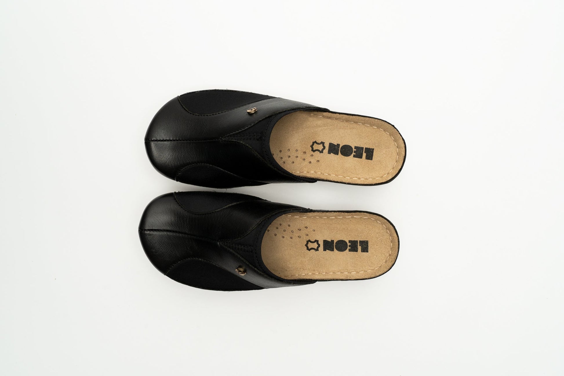 Aria I by LEON- Women’s Leather Clog- Twin Elastic Side Panels for Bunion Relief LEON Footwear USA