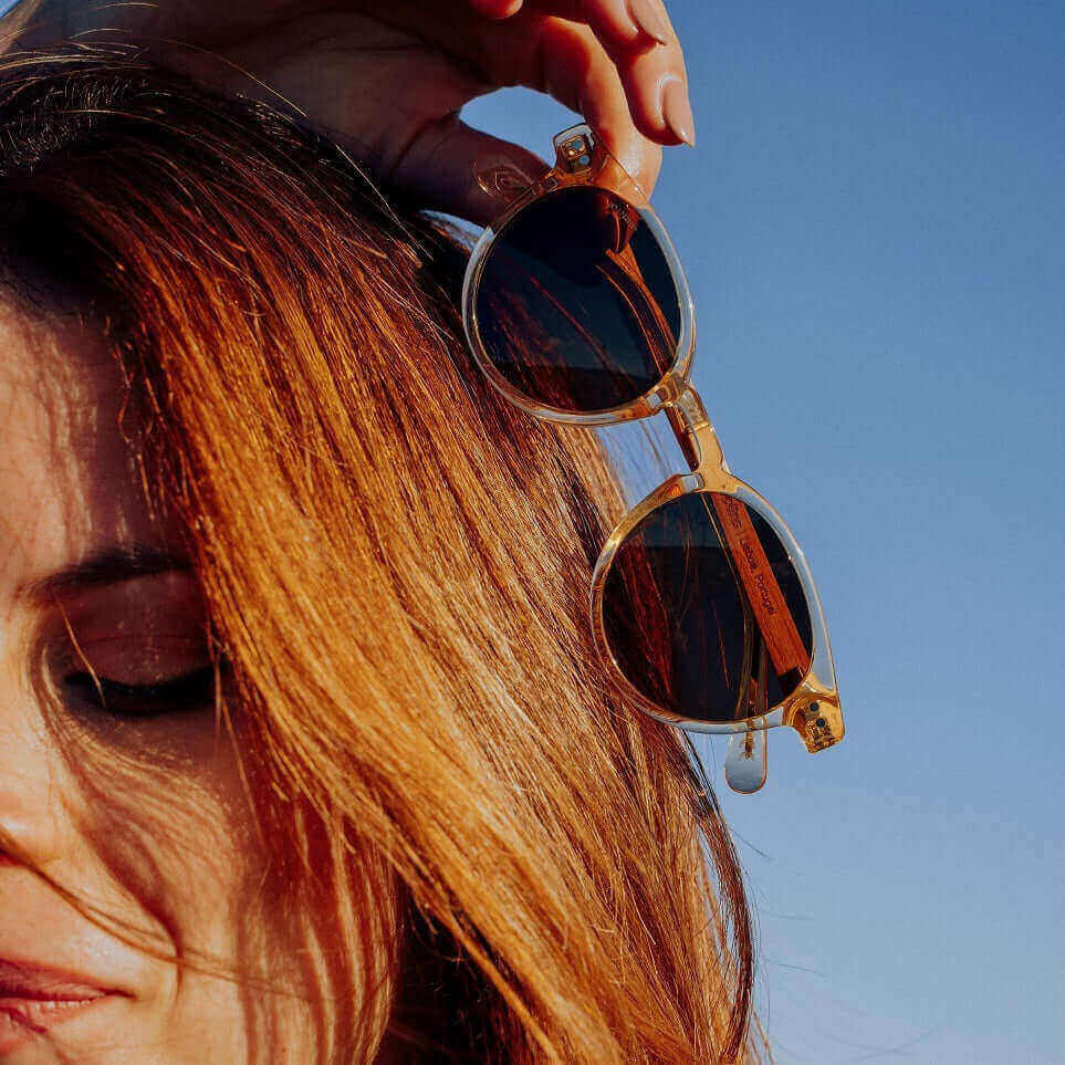 Ganges - Unisex Wood and Bio Acetate Sunglasses JOPLINS® | Premium Sustainable Sunglasses