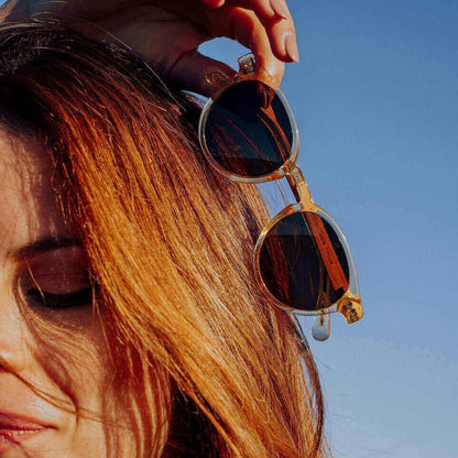 Ganges - Unisex Wood and Bio Acetate Sunglasses JOPLINS® | Premium Sustainable Sunglasses