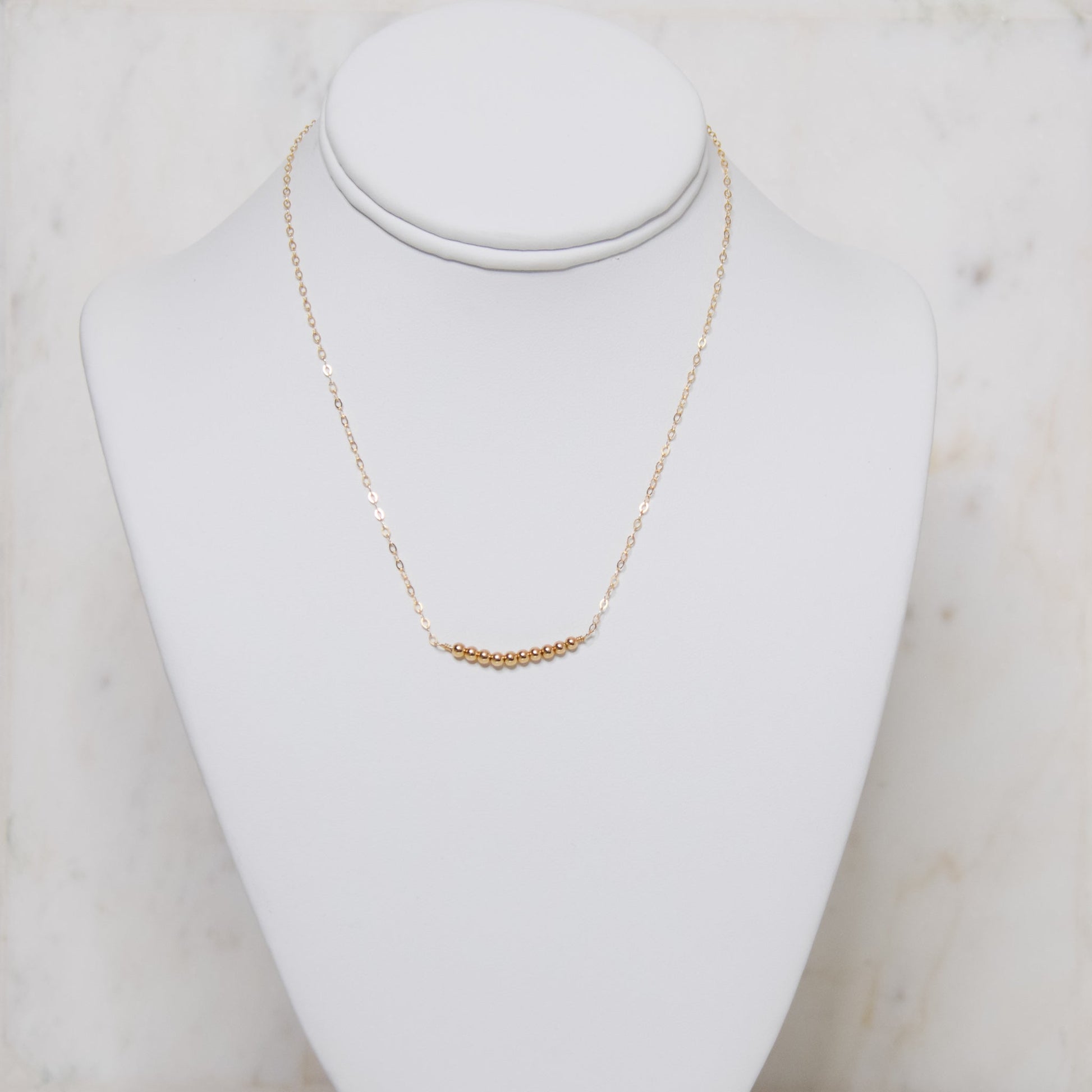 Golden Bar Necklace Emily Anne Designs LLC
