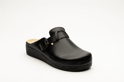 Nora I by LEON – Women’s Leather Clog- Removable Gel Insole & Adjustable Buckle LEON Footwear USA