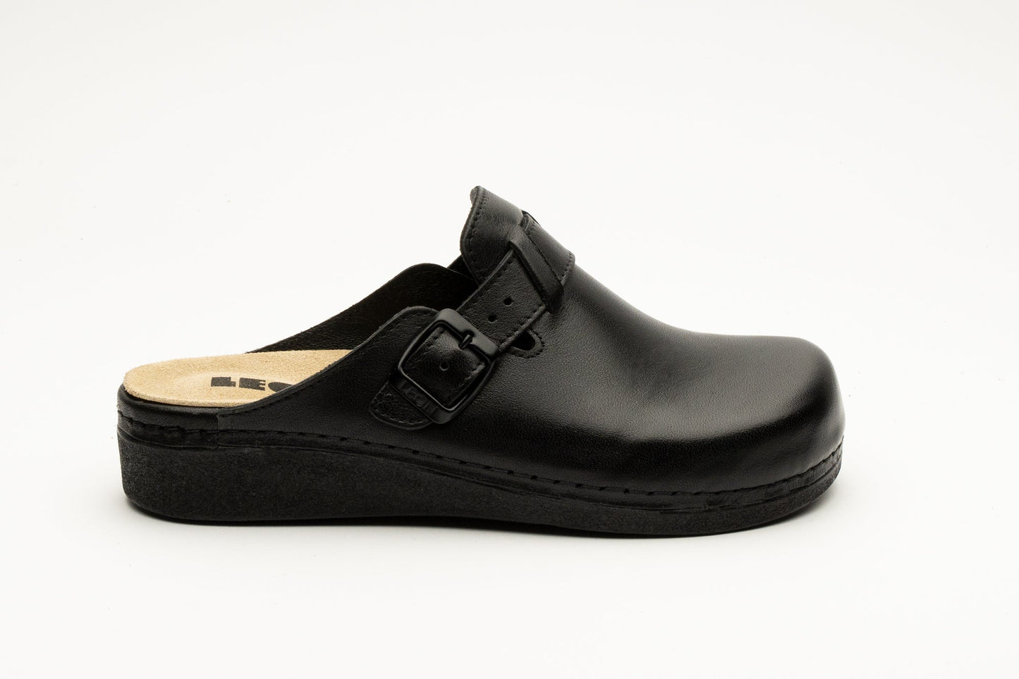 Nora I by LEON – Women’s Leather Clog- Removable Gel Insole & Adjustable Buckle LEON Footwear USA
