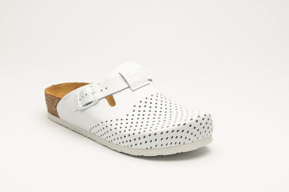 Edita by LEON– Women’s Leather Clog- Orthopedic Cork-style Clog with Adjustable Buckle LEON Footwear USA