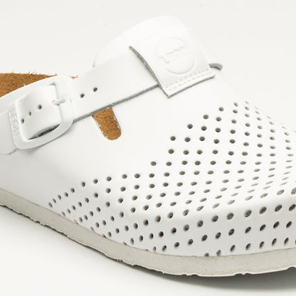 Edita by LEON– Women’s Leather Clog- Orthopedic Cork-style Clog with Adjustable Buckle LEON Footwear USA