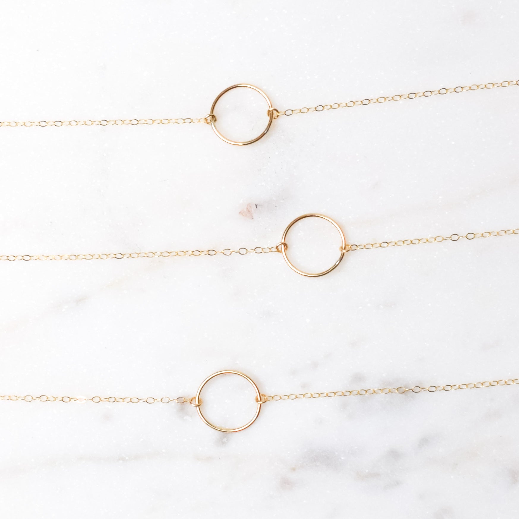 Circles Necklace Emily Anne Designs LLC