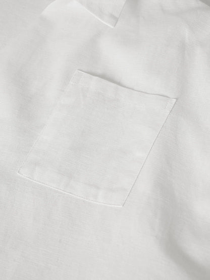 Linen Oversized Fit Pocket Shirt ELOWEN