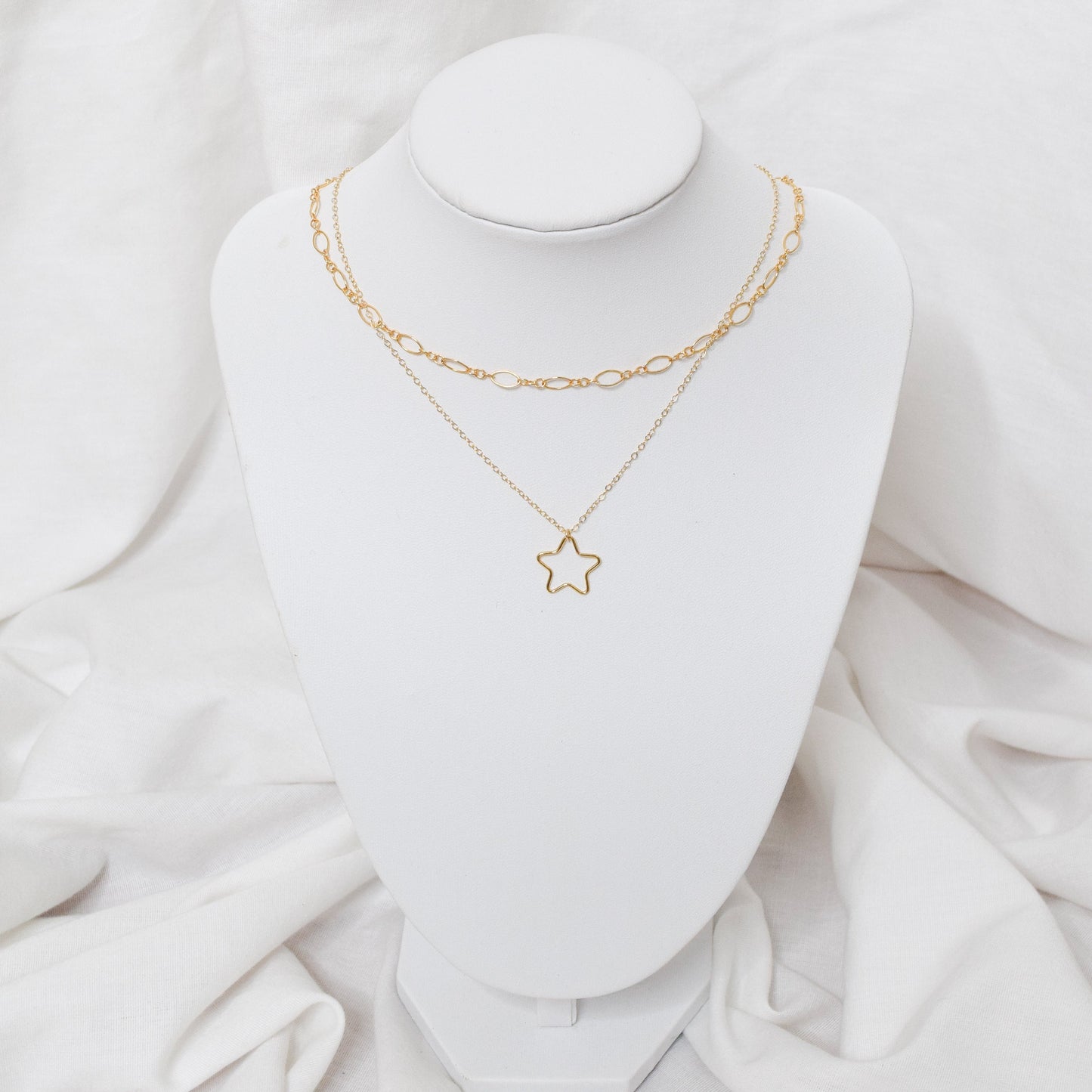 Open Star Necklace Emily Anne Designs LLC