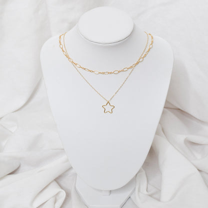 Open Star Necklace Emily Anne Designs LLC