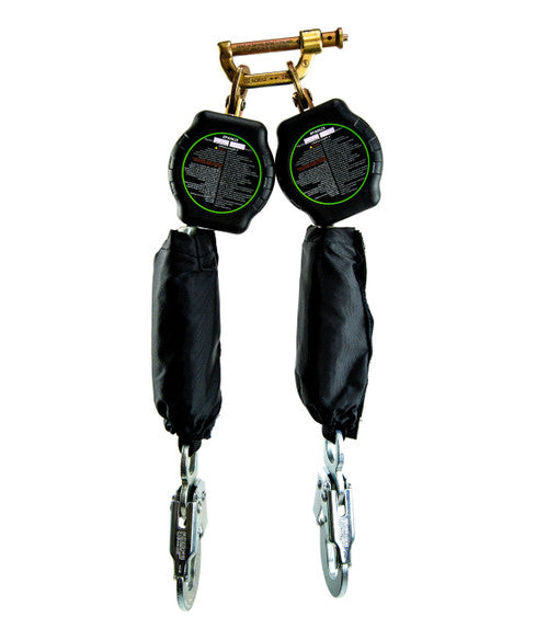 Frontline RPA062S Aramid Twin Fiber Web Single Leg 6' SRL with Steel Snap Hook Ends VM Hardware